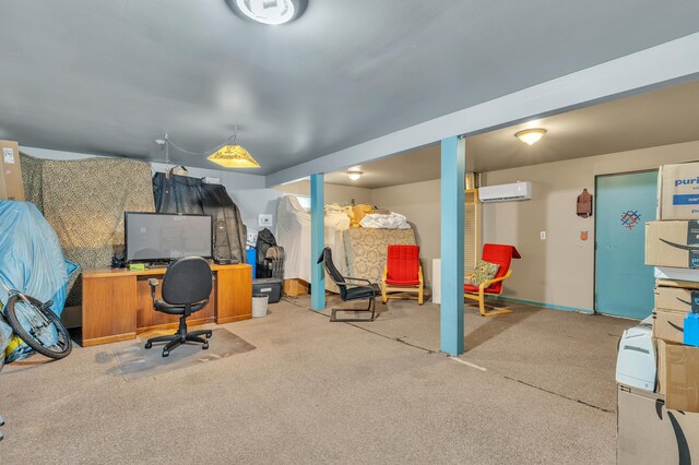 2050 S Wagner Rd, Ann Arbor, MI 48103 - office area with a wall unit AC and carpet