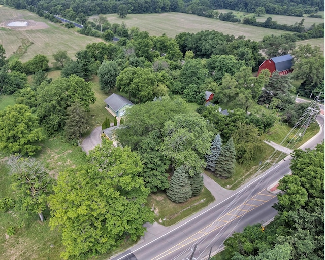 2050 S Wagner Rd, Ann Arbor, MI 48103 - aerial view of property and surrounding area featuring a tree filled landscape