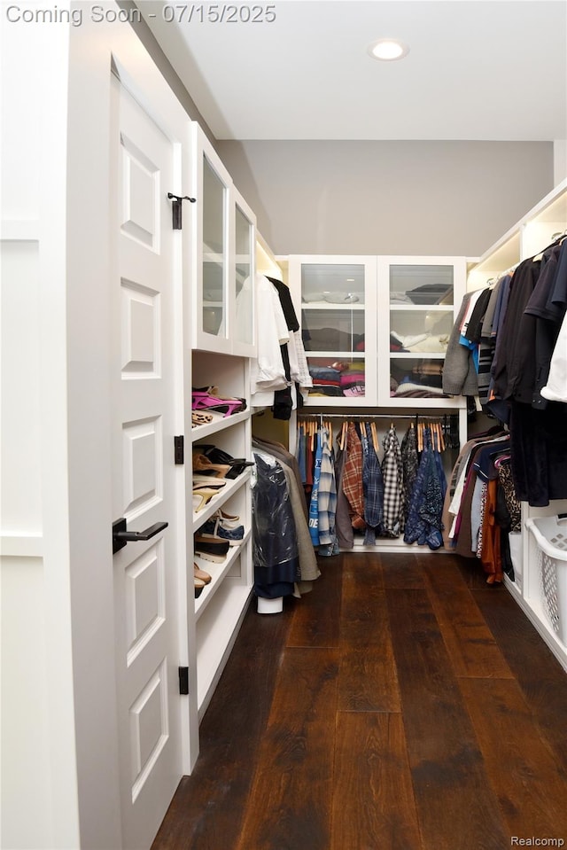 591 Wallace St, Birmingham, MI 48009 - spacious closet with hardwood / wood-style flooring