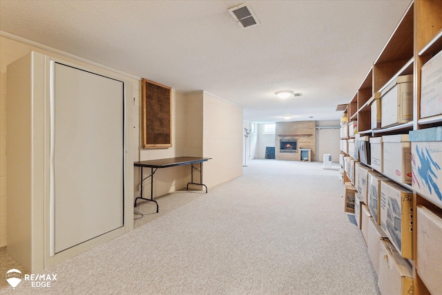 501 Lafayette St, Flint, MI 48503 - hallway with carpet flooring