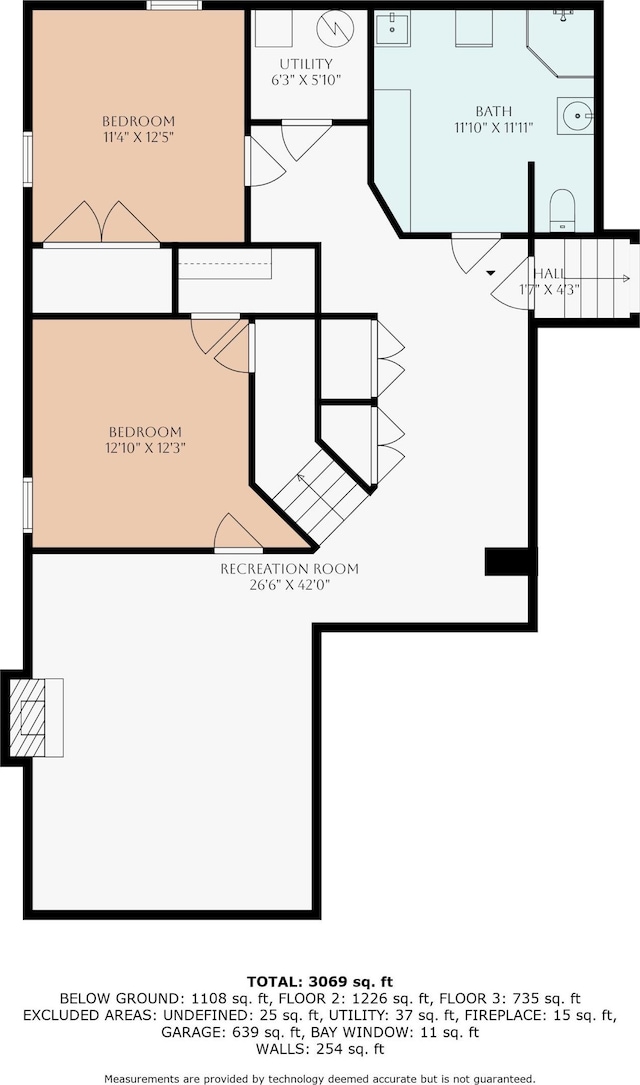 1026 Alan St, Fremont, MI 49412 - view of home floor plan