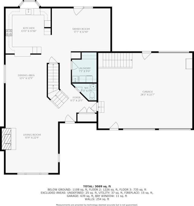 1026 Alan St, Fremont, MI 49412 - view of property floor plan