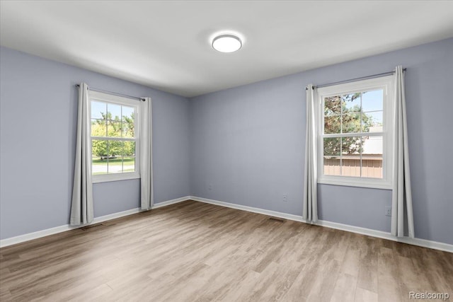 24690 Bashian Dr, Novi, MI 48375 - spare room with light wood-style flooring and plenty of natural light