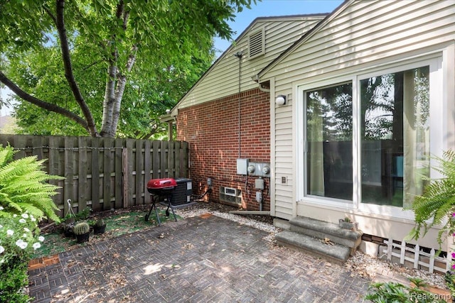 24690 Bashian Dr, Novi, MI 48375 - view of patio / terrace featuring grilling area