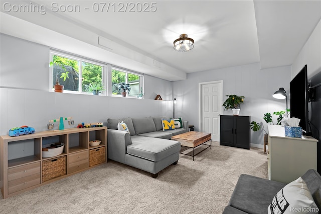 1450 N Stephen Ave, Clawson, MI 48017 - living area with carpet floors