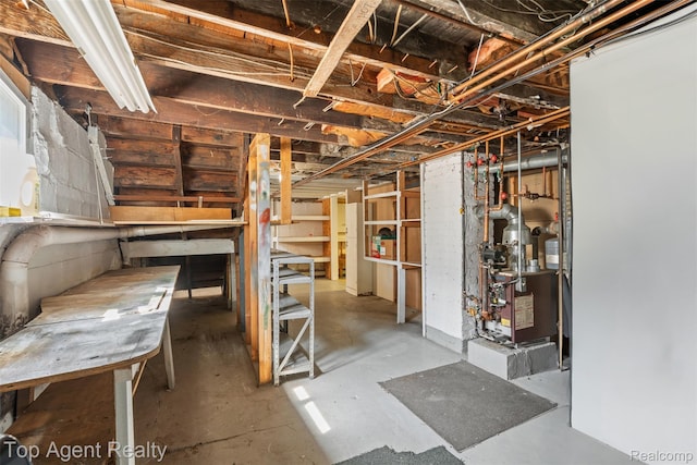 23123 E 13 Mile Rd, Saint Clair Shores, MI 48082 - unfinished basement with a heating unit