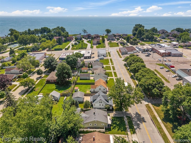 23123 E 13 Mile Rd, Saint Clair Shores, MI 48082 - aerial view of residential area with a large body of water