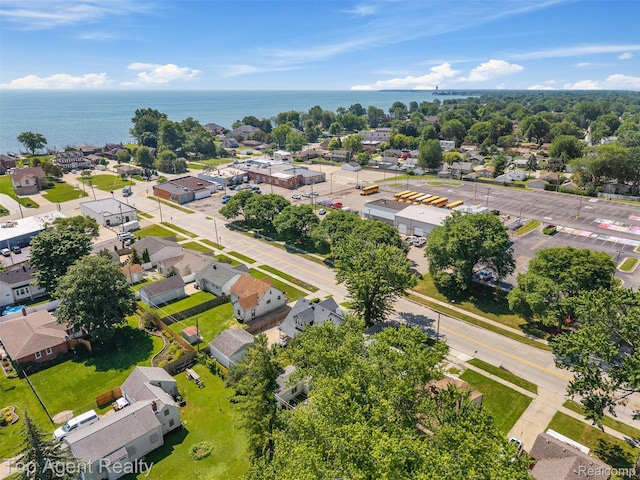 23123 E 13 Mile Rd, Saint Clair Shores, MI 48082 - aerial view of residential area with a large body of water