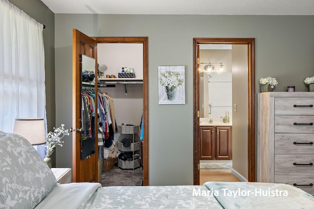 16205 Suffolk Dr, Spring Lake, MI 49456 - bedroom with a walk in closet and connected bathroom