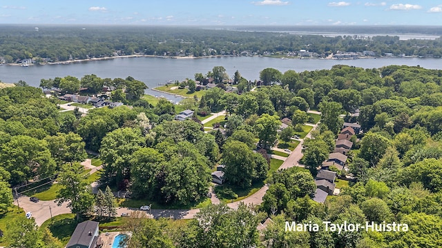 16205 Suffolk Dr, Spring Lake, MI 49456 - aerial overview of property's location with a large body of water