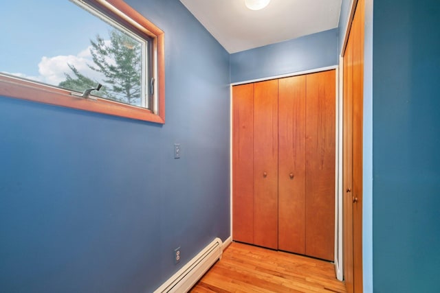 2373 Belgrade Notch St, Ann Arbor, MI 48103 - unfurnished bedroom with light wood-type flooring and a closet