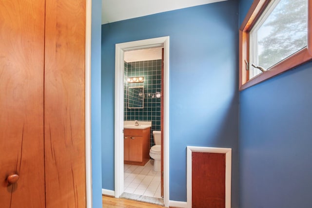 2373 Belgrade Notch St, Ann Arbor, MI 48103 - hallway featuring a sink