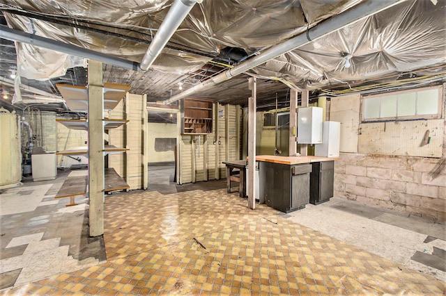 258 Division St, Eastlake, MI 49626 - view of unfinished basement