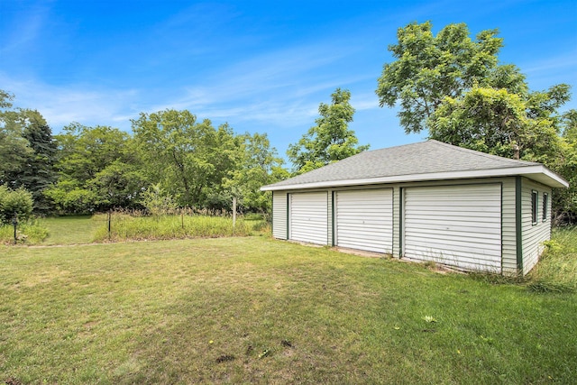 258 Division St, Eastlake, MI 49626 - view of detached garage