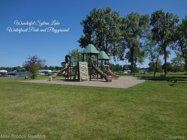 2419 Avondale St W, Sylvan Lake, MI 48320 - community playground featuring a yard