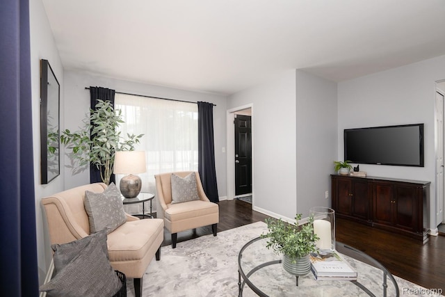 3410 N Main St, Royal Oak, MI 48073 - living room featuring wood finished floors