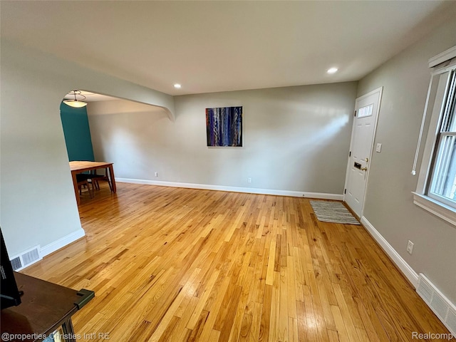 1983 Graefield Rd, Birmingham, MI 48009 - empty room with light wood-style flooring and recessed lighting