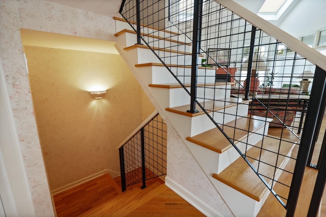 5 Mission Rdg, Frankenmuth, MI 48734 - stairs featuring wood finished floors and a high ceiling