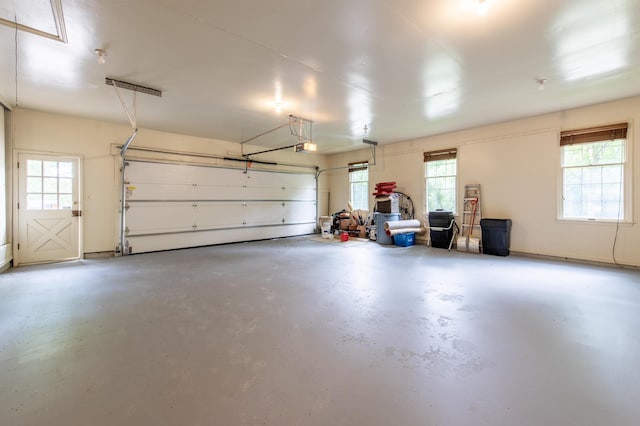 144 Barton N Dr, Ann Arbor, MI 48105 - garage with a garage door opener