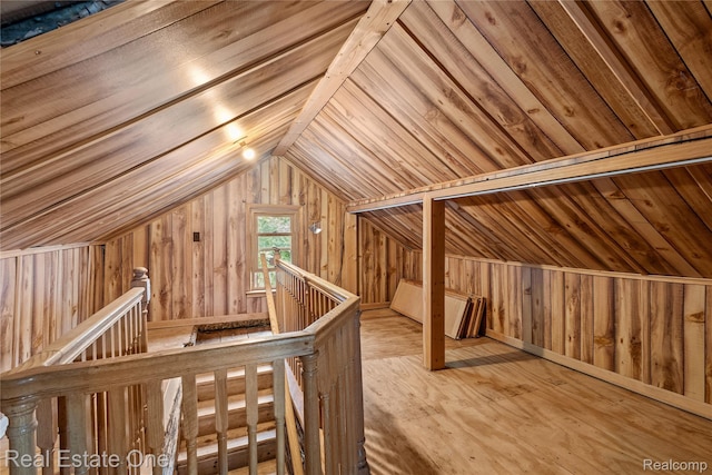 212 La Plaza Ct, Royal Oak, MI 48073 - attic featuring an upstairs landing