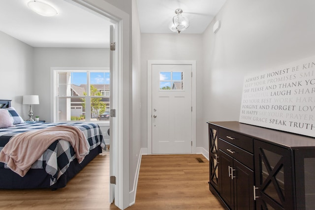 1519 Eagle Shore Ct, Hudsonville, MI 49426 - foyer featuring light wood-style floors and baseboards