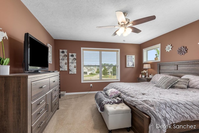5845 Nile Dr SW, Wyoming, MI 49418 - bedroom featuring light carpet and a textured ceiling