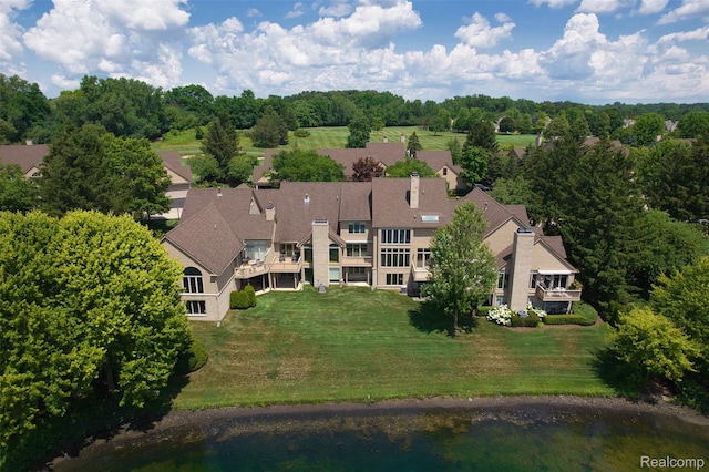 584 Cambridge Way, Bloomfield Hills, MI 48304 - view of subject property with a nearby body of water
