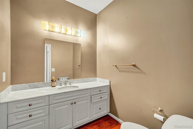 584 Cambridge Way, Bloomfield Hills, MI 48304 - bathroom with vanity and wood finished floors