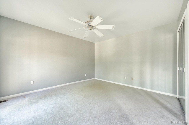 584 Cambridge Way, Bloomfield Hills, MI 48304 - unfurnished room with a ceiling fan and carpet