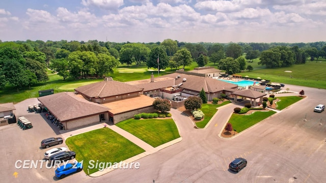 4515 Gratiot Rd, Saginaw, MI 48638 - aerial view of a pool