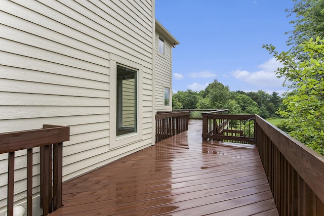 436 Pine Brae St, Ann Arbor, MI 48105 - view of wooden terrace