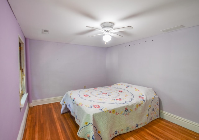 500 W Chicago St, Coldwater, MI 49036 - bedroom featuring wood finished floors and ceiling fan
