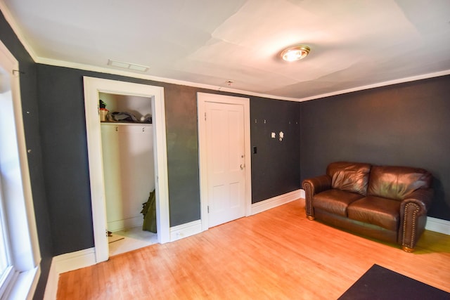 500 W Chicago St, Coldwater, MI 49036 - living area with wood finished floors and ornamental molding