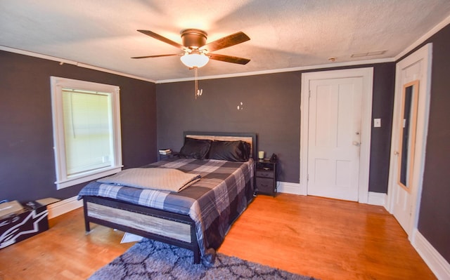 500 W Chicago St, Coldwater, MI 49036 - bedroom featuring wood finished floors, ceiling fan, and ornamental molding