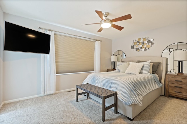 516 Zehnder Dr, Frankenmuth, MI 48734 - carpeted bedroom featuring ceiling fan and baseboards