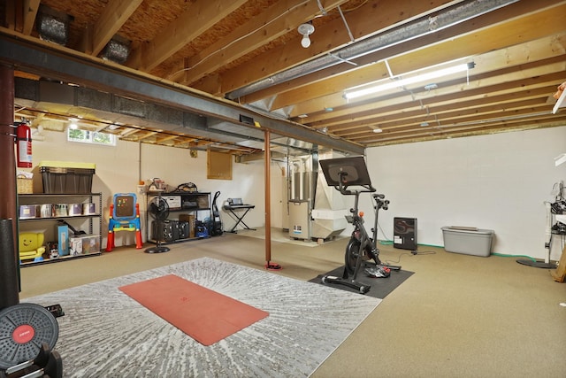 516 Zehnder Dr, Frankenmuth, MI 48734 - exercise room with carpet flooring