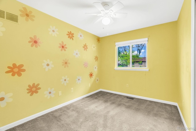 35057 Markey St, Westland, MI 48186 - carpeted empty room with a ceiling fan and baseboards