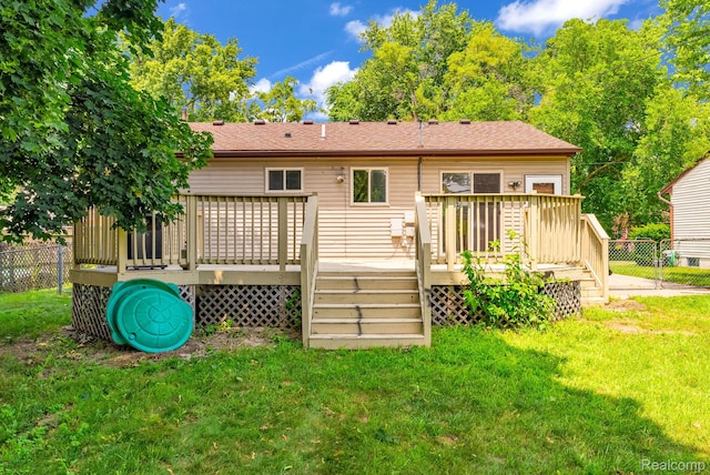 35057 Markey St, Westland, MI 48186 - back of house with a deck