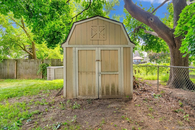 35057 Markey St, Westland, MI 48186 - view of shed with a fenced backyard