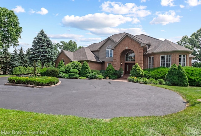 519 Hawksmoore Dr, Clarkston, MI 48348 - view of front of house with brick siding