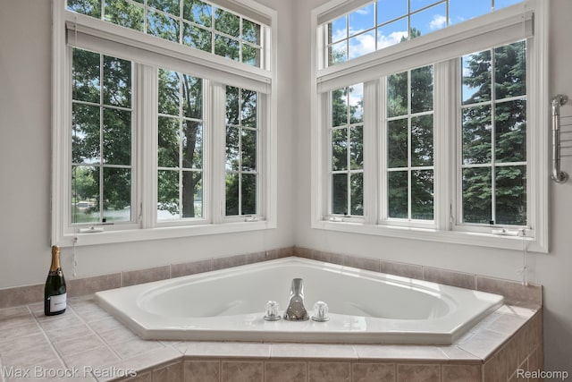 519 Hawksmoore Dr, Clarkston, MI 48348 - bathroom with a garden tub
