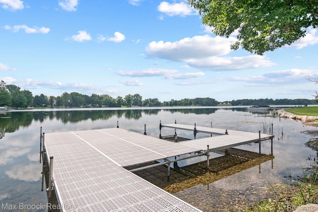 519 Hawksmoore Dr, Clarkston, MI 48348 - dock with a water view
