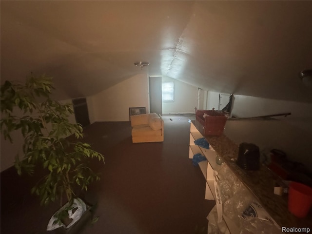 17416 Bentler St, Detroit, MI 48219 - bonus room with vaulted ceiling and carpet