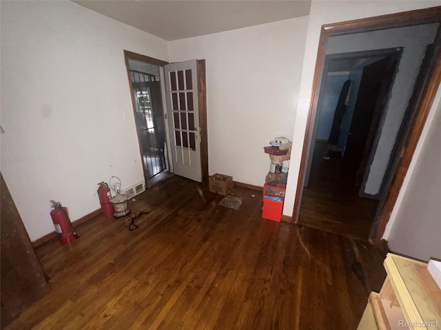 17416 Bentler St, Detroit, MI 48219 - spare room with wood finished floors and baseboards