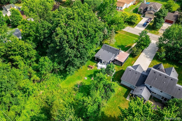 8614 Lake Rd, Grosse Ile, MI 48138 - aerial perspective of suburban area
