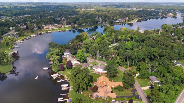 1393 Shankin Dr, Walled Lake, MI 48390 - aerial view of property's location featuring a nearby body of water