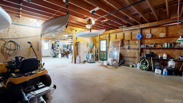 3733 N Hoover Ave, Gladwin, MI 48624 - basement with a garage