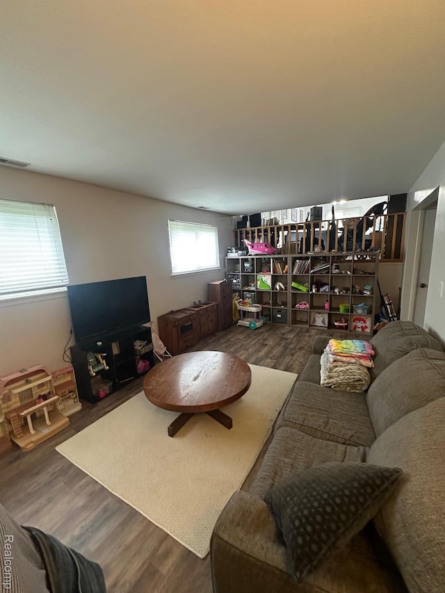 5076 Spring Well Ln, Grand Blanc, MI 48439 - living area featuring wood finished floors