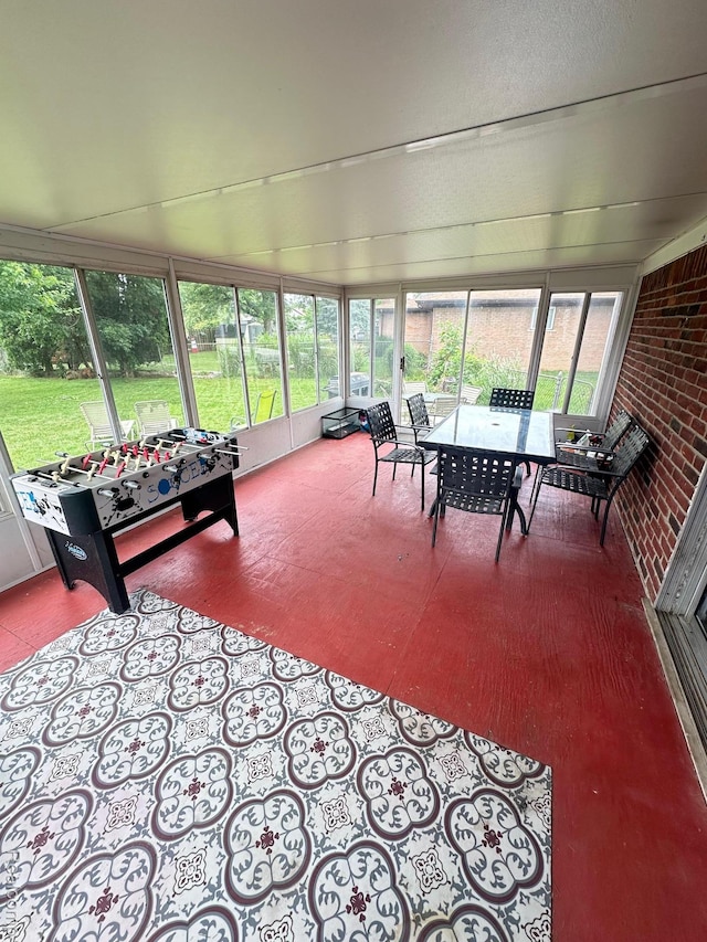 5076 Spring Well Ln, Grand Blanc, MI 48439 - sunroom / solarium featuring outdoor dining space and healthy amount of natural light