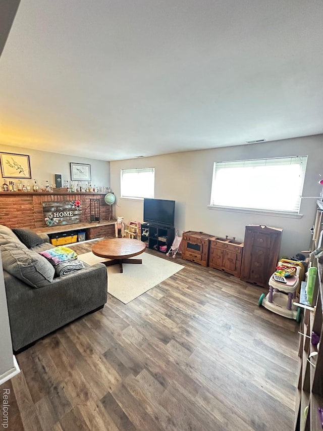 5076 Spring Well Ln, Grand Blanc, MI 48439 - living room with wood finished floors
